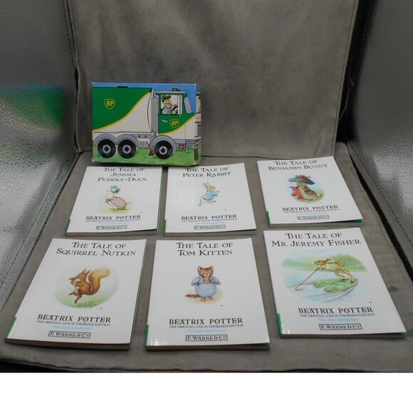 Vintage Beatrix Potter 6 Mini Book Collection BP Gas Promo 1990 Peter Rabbit - Picture 2 of 16
